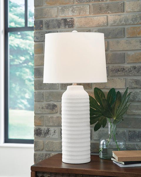 Vauville White Lamp L243674 - Darseys Furniture & MattressAshley
