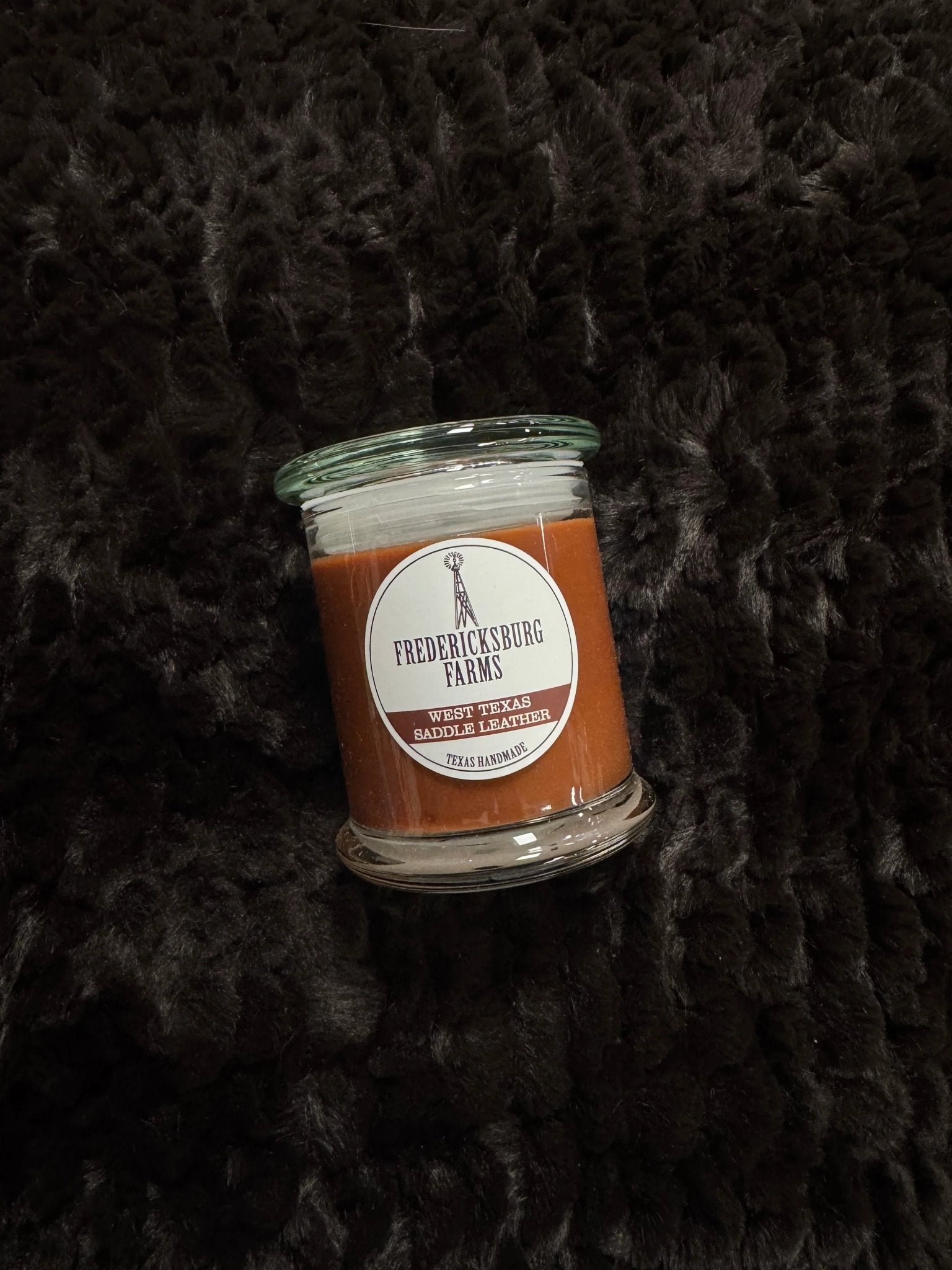 West Texas Saddle Leather 9oz Candle - Darseys Furniture & MattressFredericksburg Farms Main image