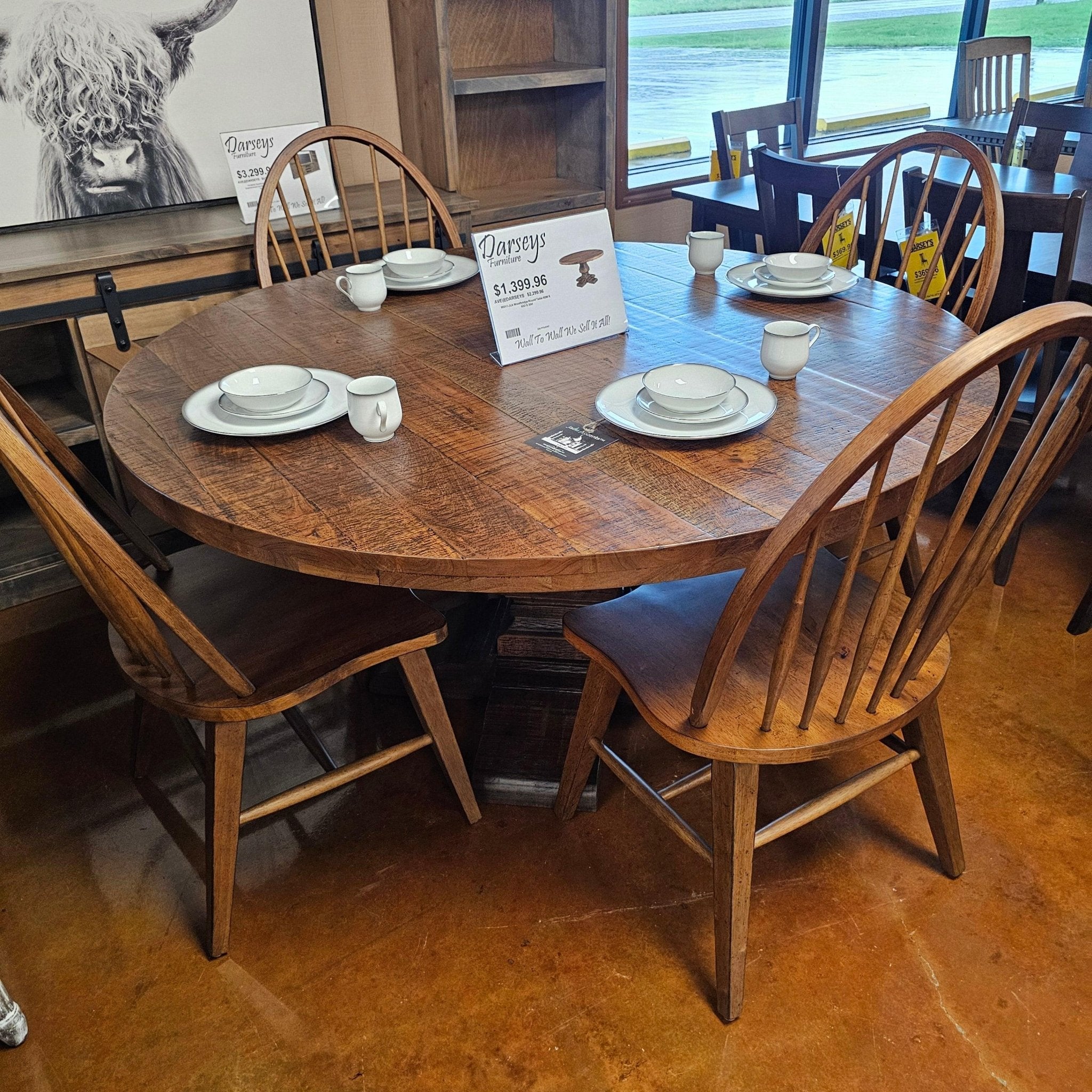 Woodbridge Round Table 98211 - JLA - Darseys Furniture & MattressCoast to Coast