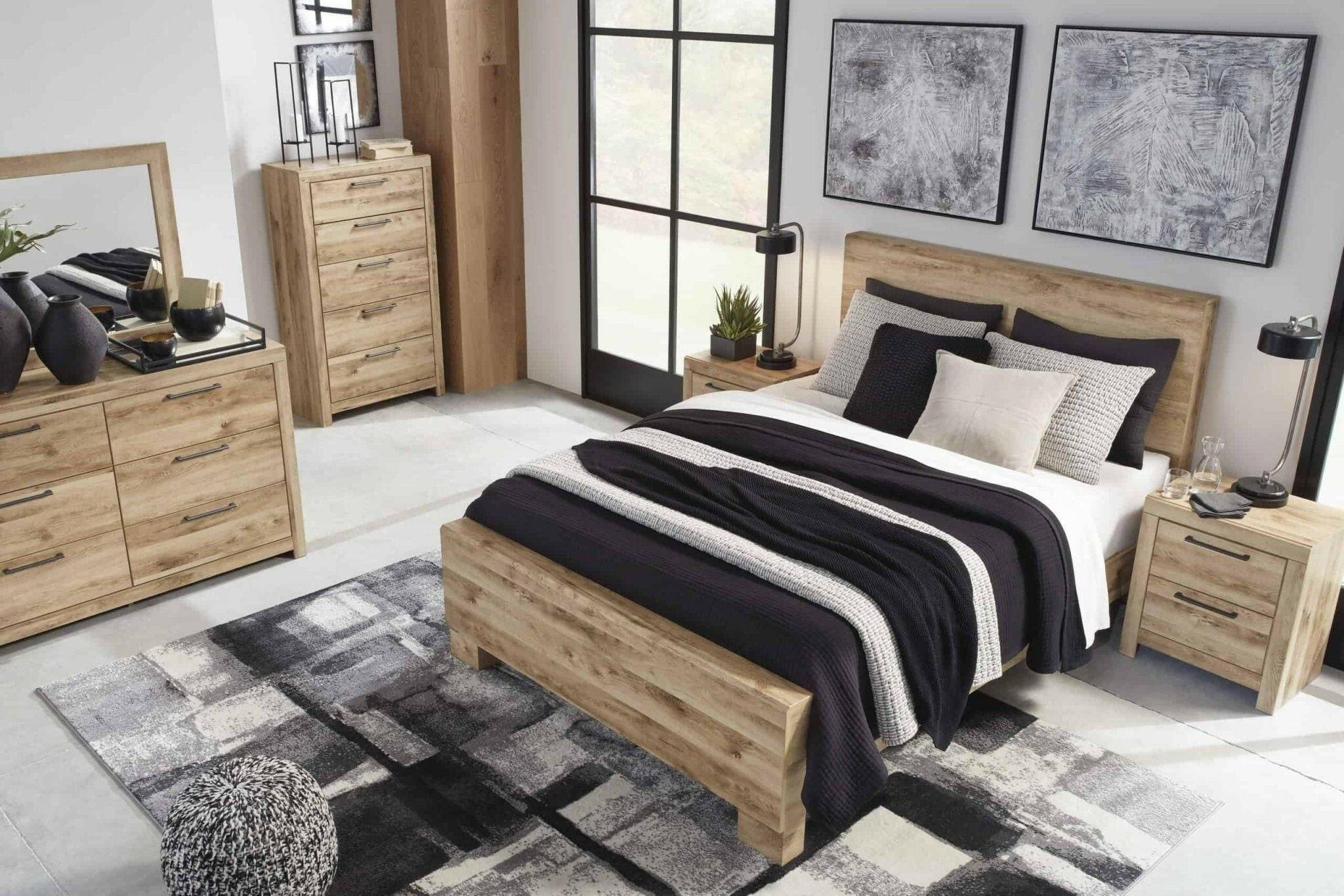Hyanna Queen Size Bed B1050-54/57/96.