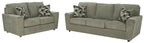 Cascilla Pewter Sofa & Loveseat 26805.