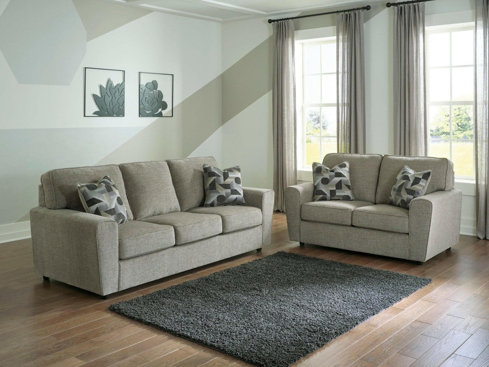 Cascilla Pewter Sofa & Loveseat 26805.