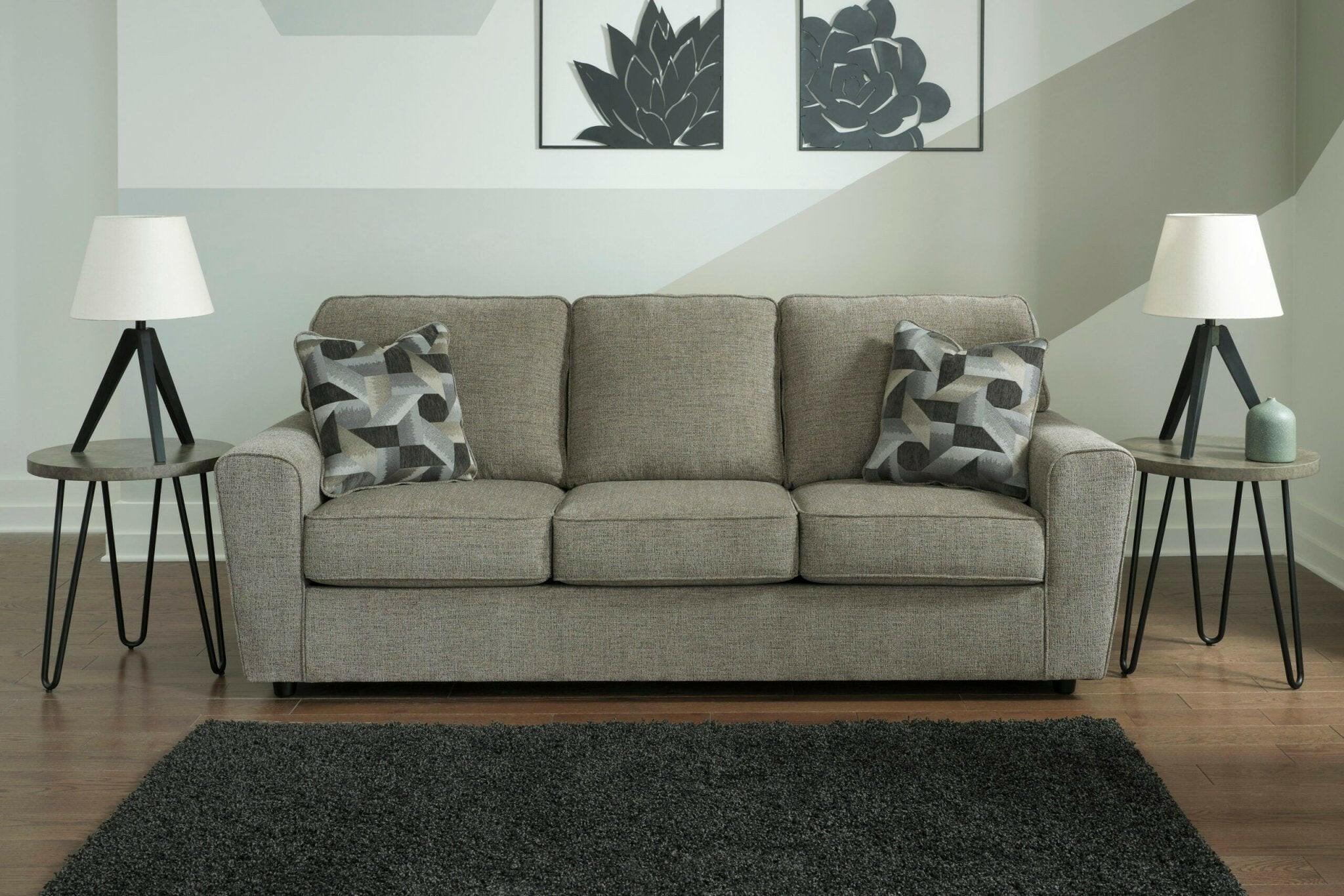 Cascilla Pewter Sofa & Loveseat 26805.