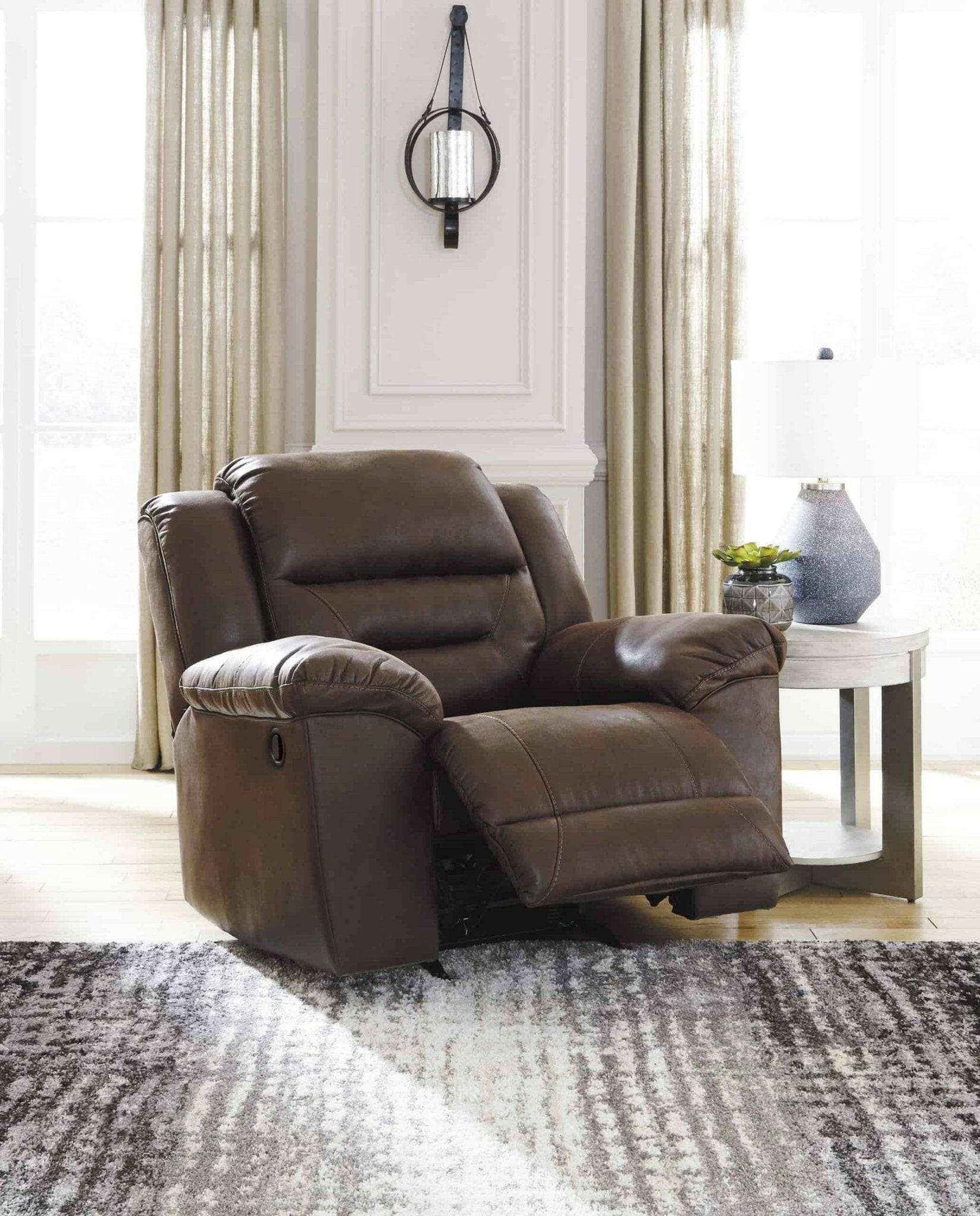 Stoneland Chocolate Recliner 3990425.