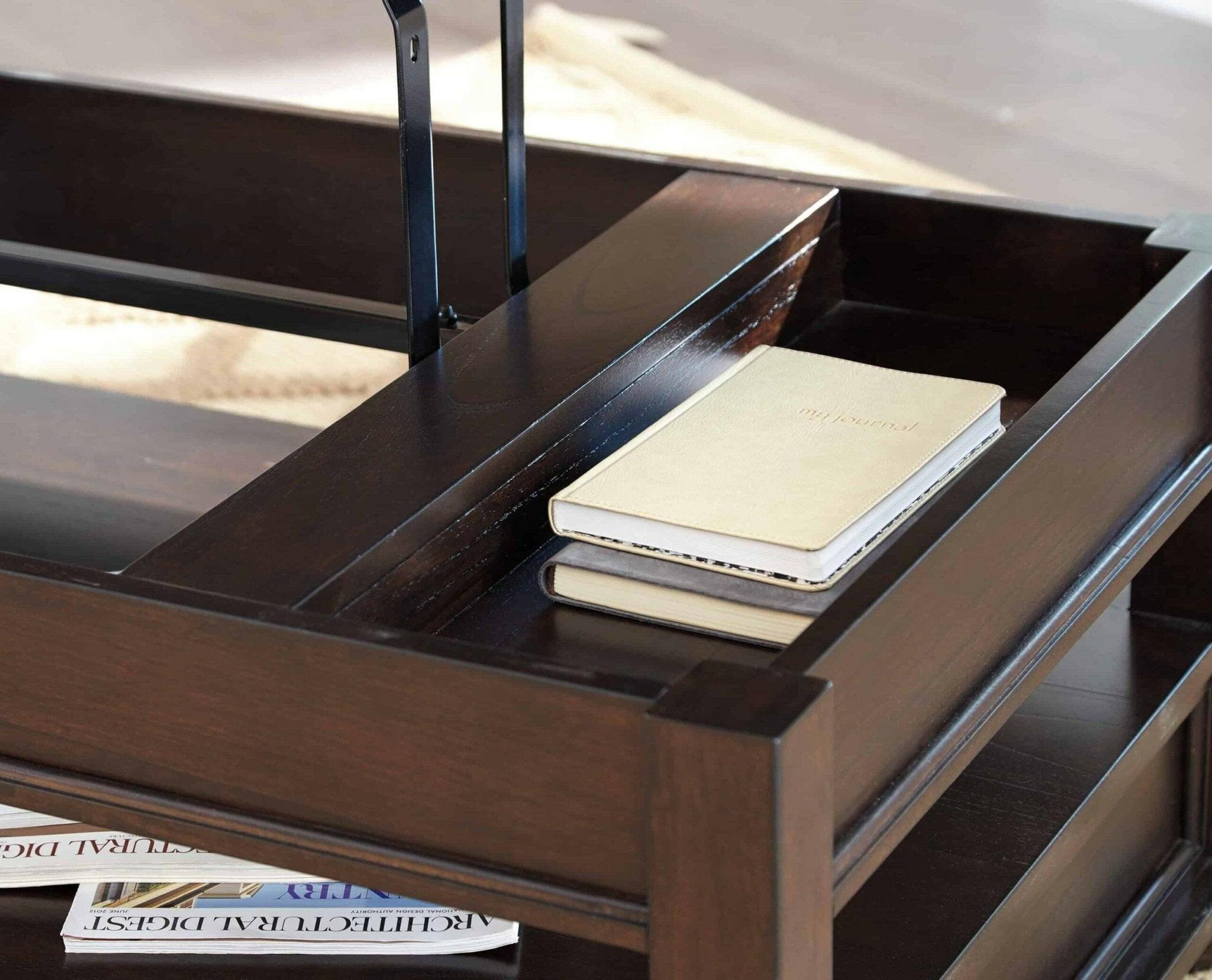 Barilanni Lift Top Coffee Table T934-9.