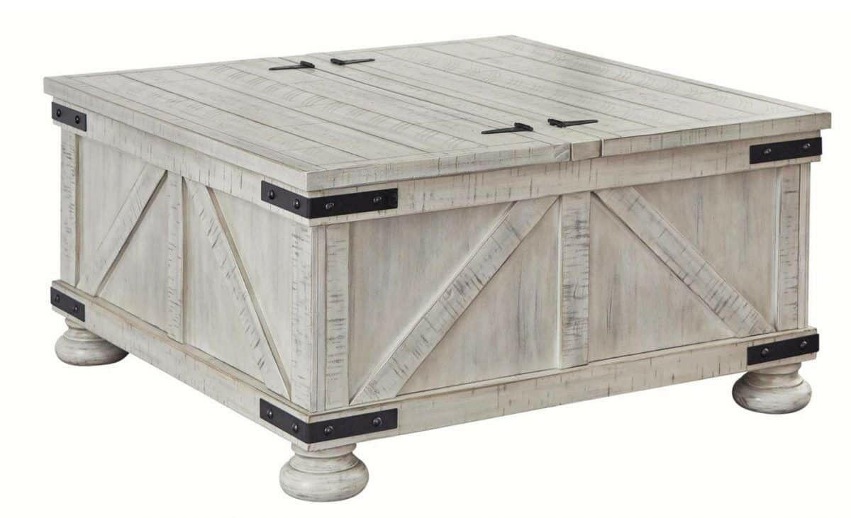 Carynhurst Whitewash Cocktail Table T929-20. Main image