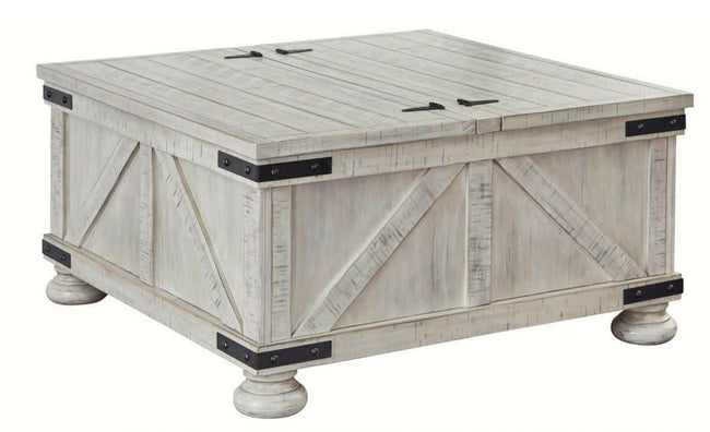 Carynhurst Whitewash Cocktail Table T929-20. Hover Image