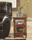 Cross Island Chairside End Table T719-7.