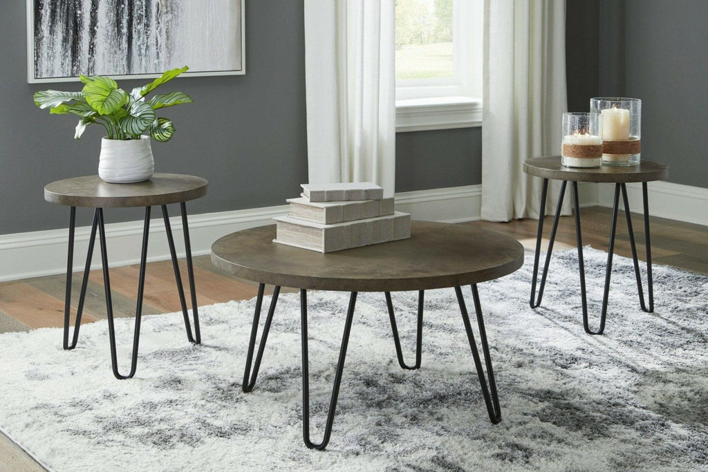 Hadasky Cocktail Table & 2 End Tables T144-13.