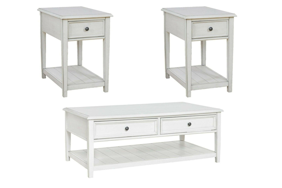 Kanwyn Cocktail Table and 2 End Tables T937.