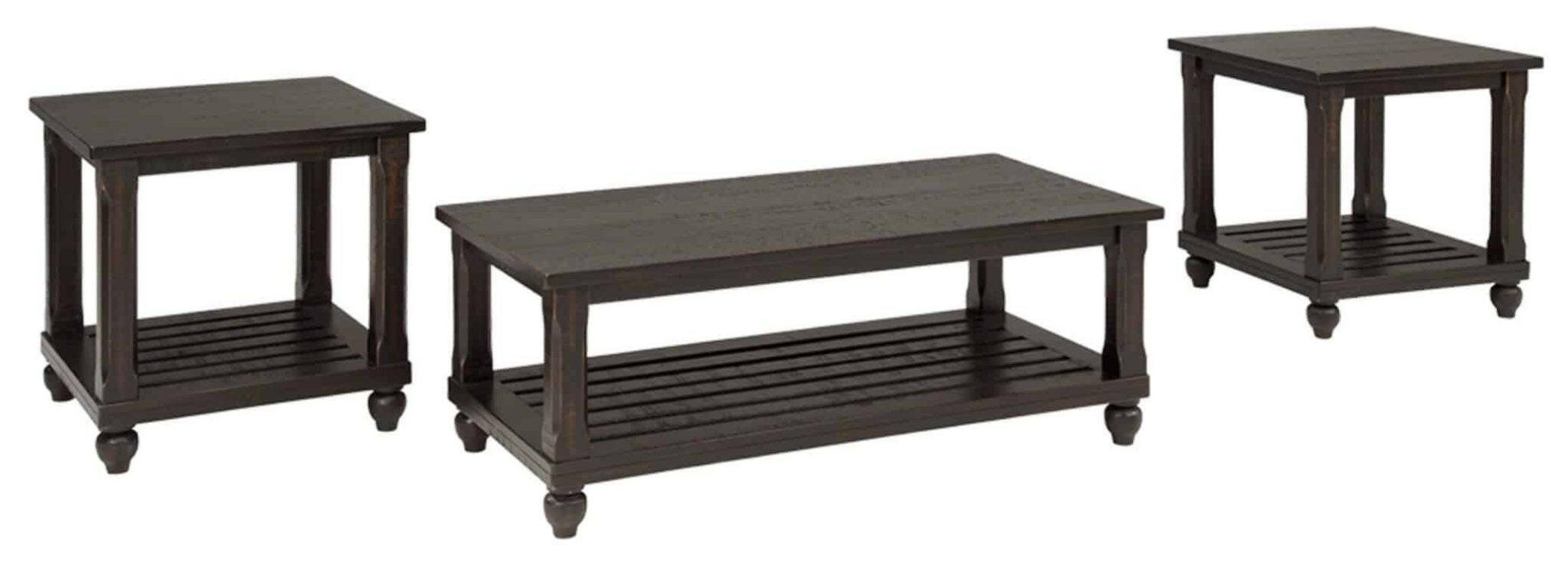 Mallacar Coffee Table & 2 End Tables T145-13.