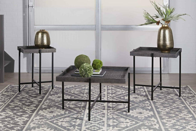 Piperlyn Cocktail table & 2 End Tables T218-13 Main Image