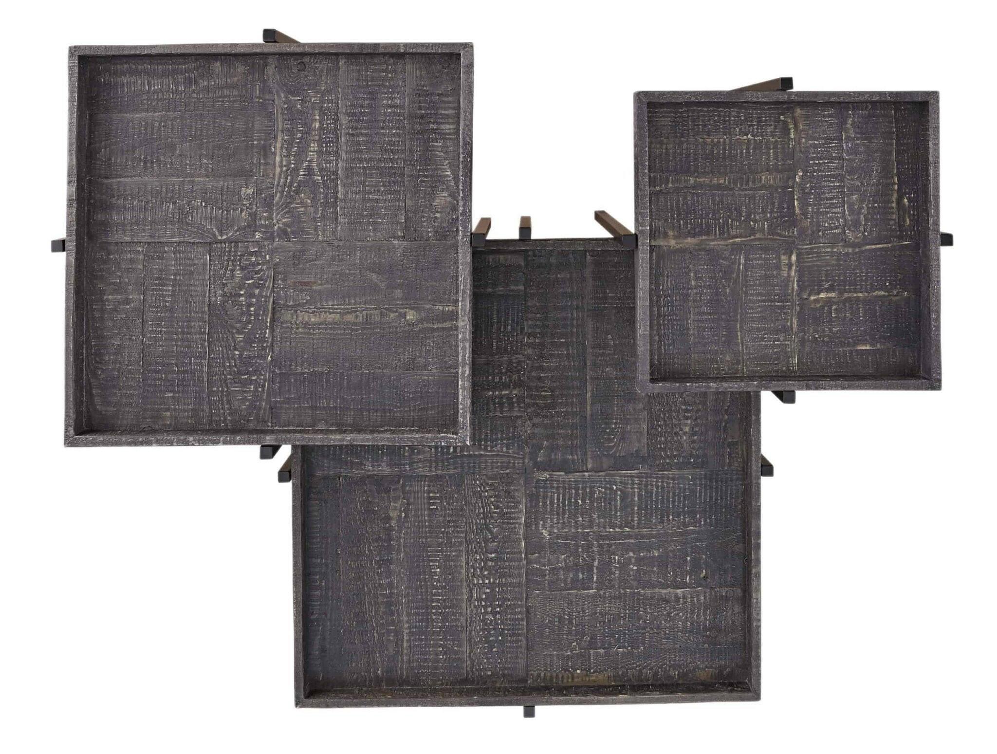 Piperlyn Cocktail table & 2 End Tables T218-13.