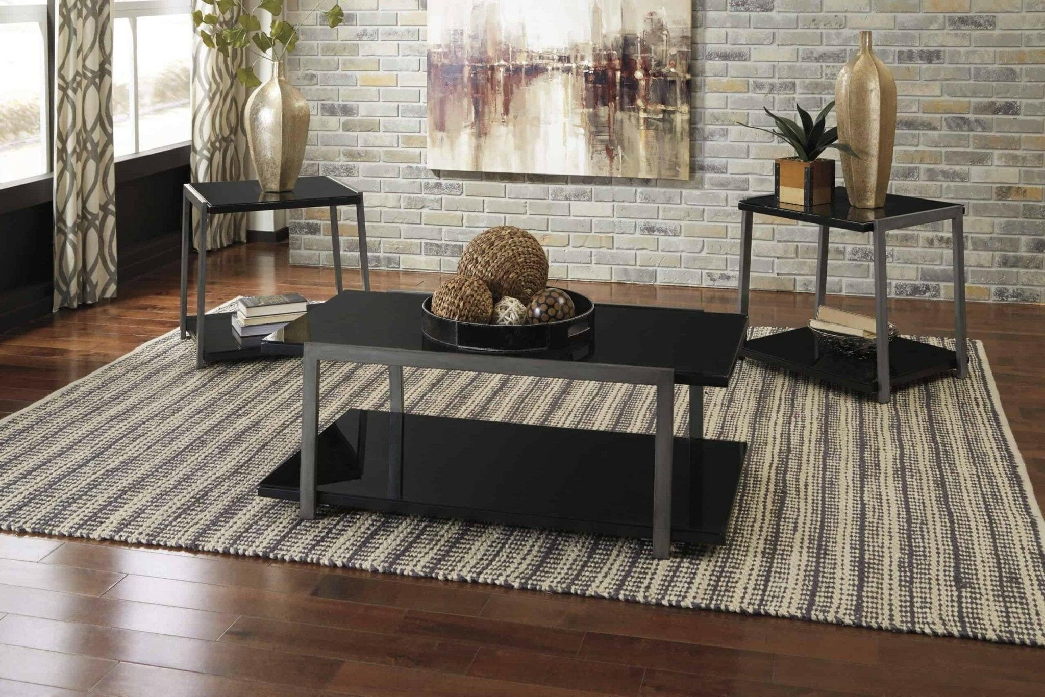 Rollynx Cocktail Table & 2 End Tables T326-13.