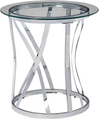 Chrome End Table 7314-47 - DarseysAshley