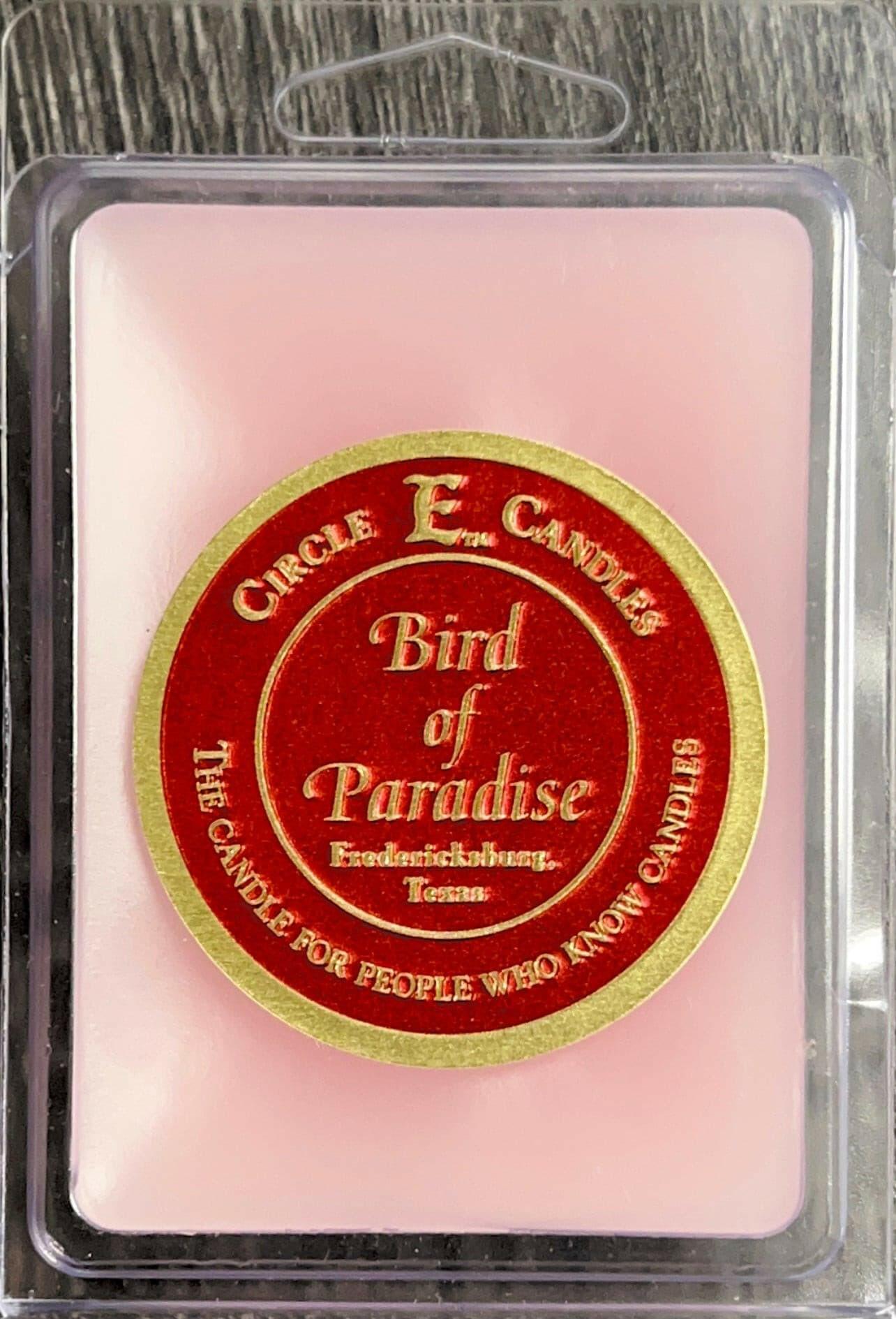 Circle E Mini Wax Melt Bird of Paradise. Main image