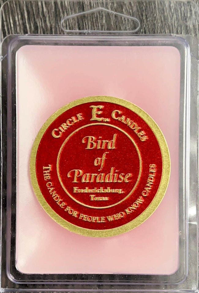 Circle E Mini Wax Melt Bird of Paradise. Hover Image