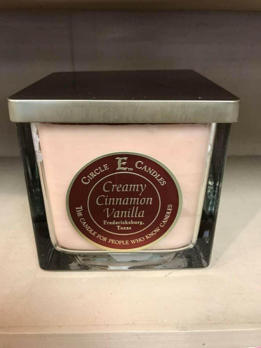 Circle E Creamy Cinnamon Vanilla 43oz - Darseys Furniture & MattressCircle E Candle