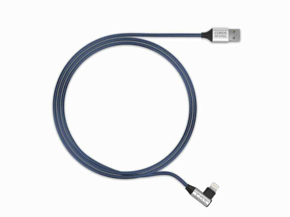 Cords of Steel Blue Lightning Micro USB - DarseysCords of Steel