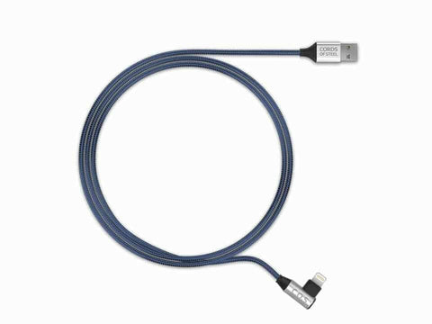 Cords of Steel Blue Lightning Micro USB - DarseysCords of Steel