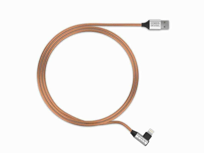 Cords of Steel Rose Gold Lightning Micro USB. Hover Image