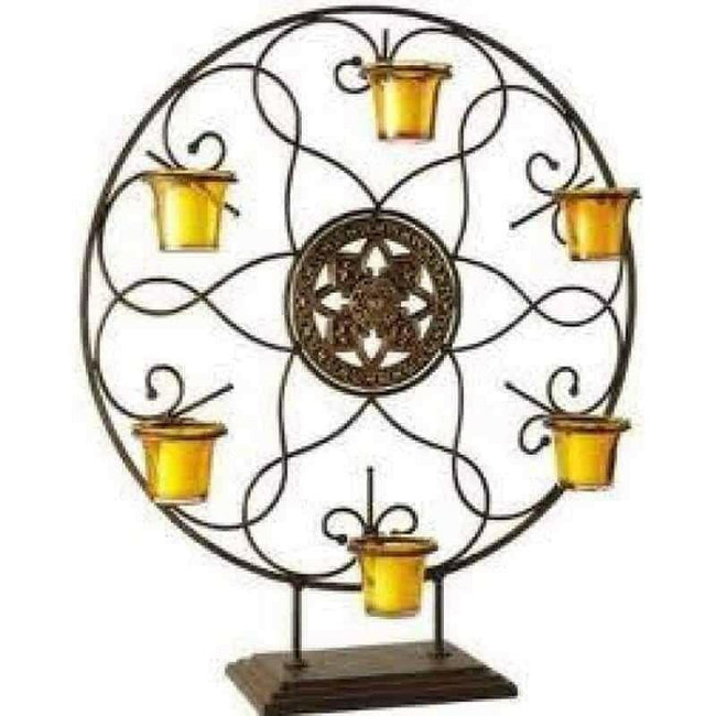 Casa Christina Candle Holder Accent 37182. Hover Image