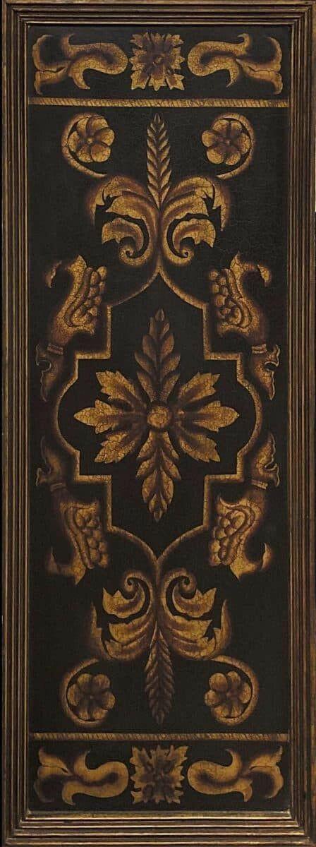 Hand Painted Wall Decor Accent 64641 cbk. Hover Image