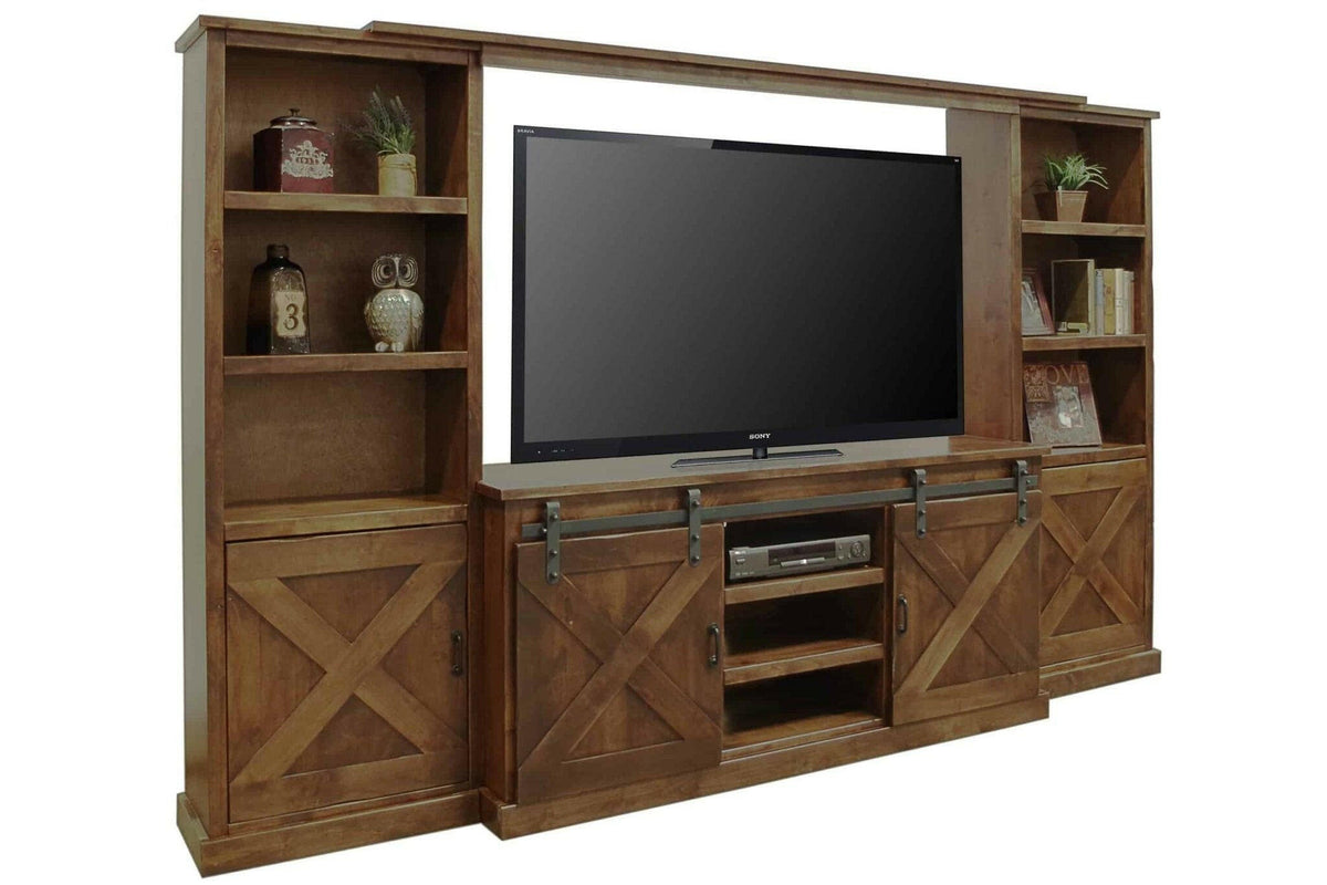 Farmhouse Aged Whiskey Entertainment Center FH1002G - DarseysLegends Furniture