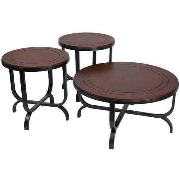 Ferlin Coffee Table & 2 End Tables T238-13 - DarseysAshley