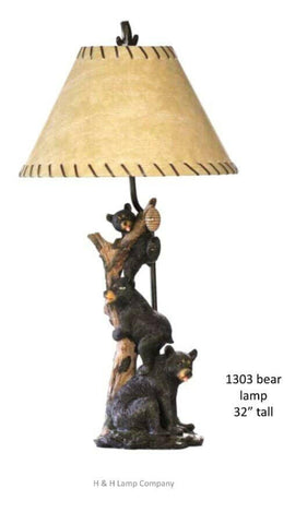 H & H Lamp 1303 Bear Lamp - DarseysH&H Lamp