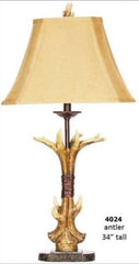 H & H Lamp 4024 Bound Antler Lamp - DarseysH&H Lamp