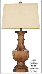 H & H Lamp 6626 Medium Distressed Lamp - DarseysH&H Lamp