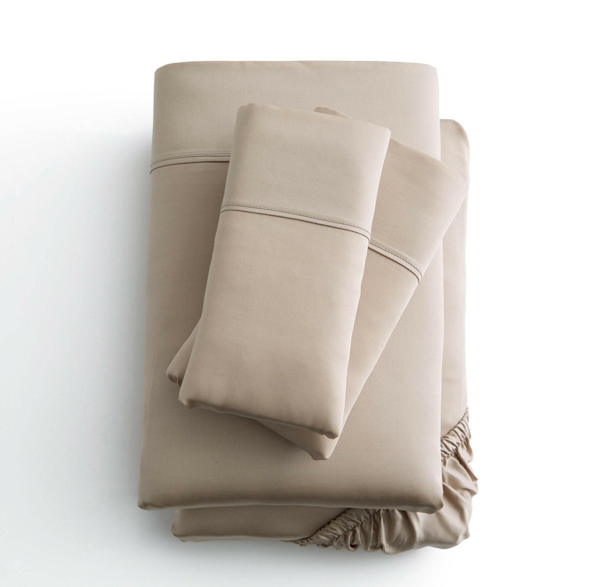 Woven Tencel Ecru Queen Sheets MA03QQECTS.
