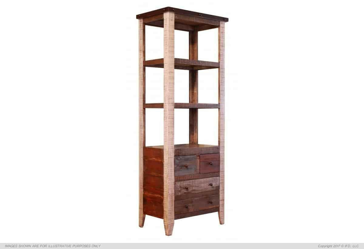 IFD964 Wallunit Antique Mulitcolor Entertainment Center.
