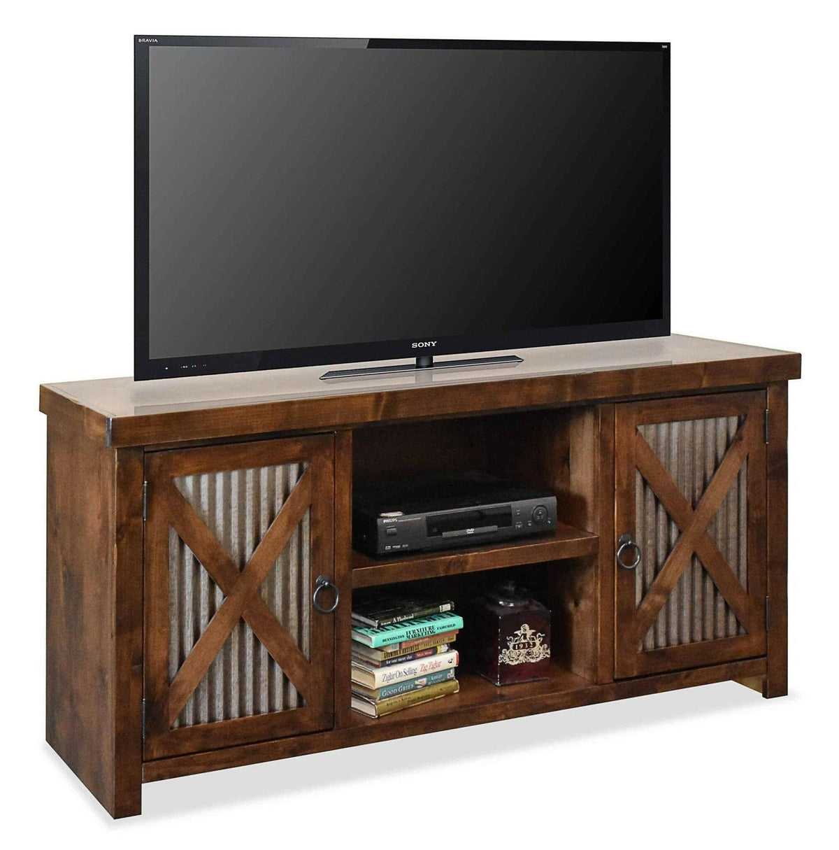 Jackson Hole Aged Whiskey TV Stand JH1421.AWY - DarseysLegends Furniture