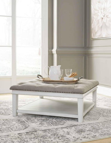 Kanwyn Upholstered Ottoman Table and 2 End Tables T937 - DarseysAshley