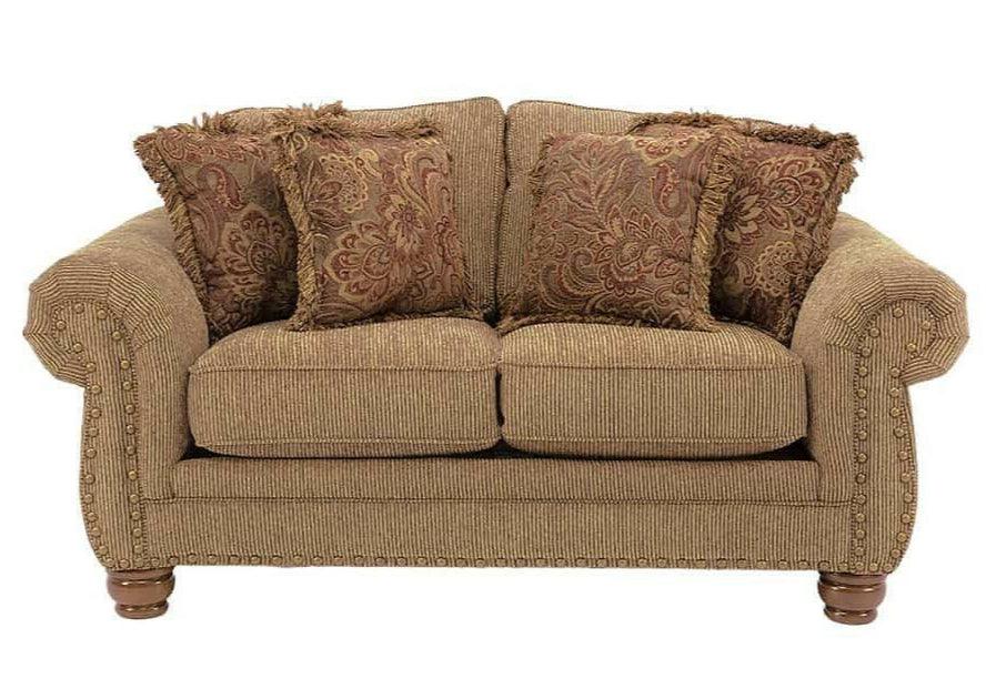 Lonewolf Brass Loveseat 3180 - Darseys Furniture & MattressMayo