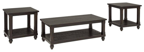 Mallacar Coffee Table & 2 End Tables T145-13 - DarseysAshley