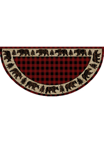 Mayberry Wedge Trailing Edge Red AD6180 - DarseysMayberry Rugs