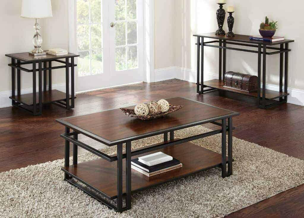 Micah Cocktail Table & 2 End Tables MH2000 - DarseysSteve Silver