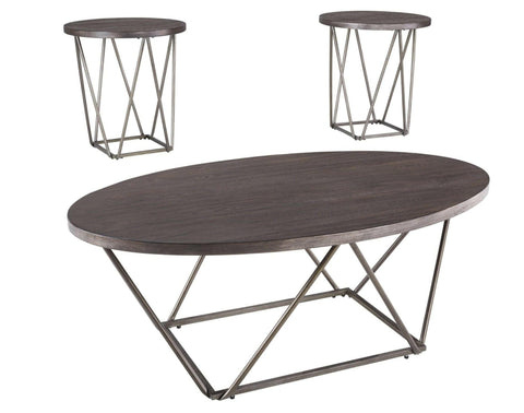 Neimhurst Cocktail Table & 2 End Tables T384-13 - DarseysAshley