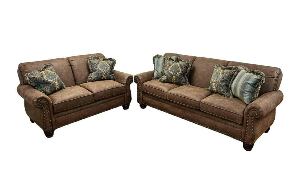 Northwest Whiskey Sofa & Loveseat 9780 - DarseysMayo