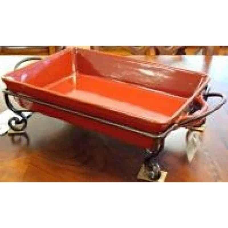 Park Designs 479-110m Rectangle Baker Accent Red.