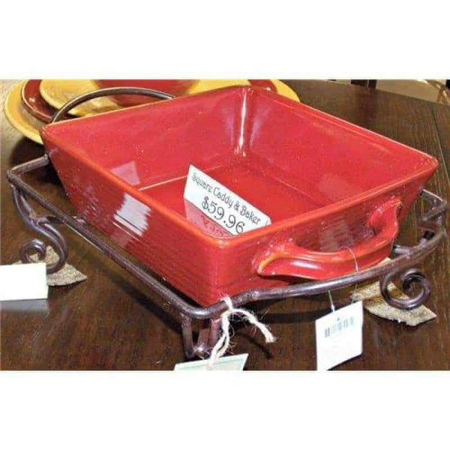 Park Designs 479-104m Square Baker Accent Red. Hover Image