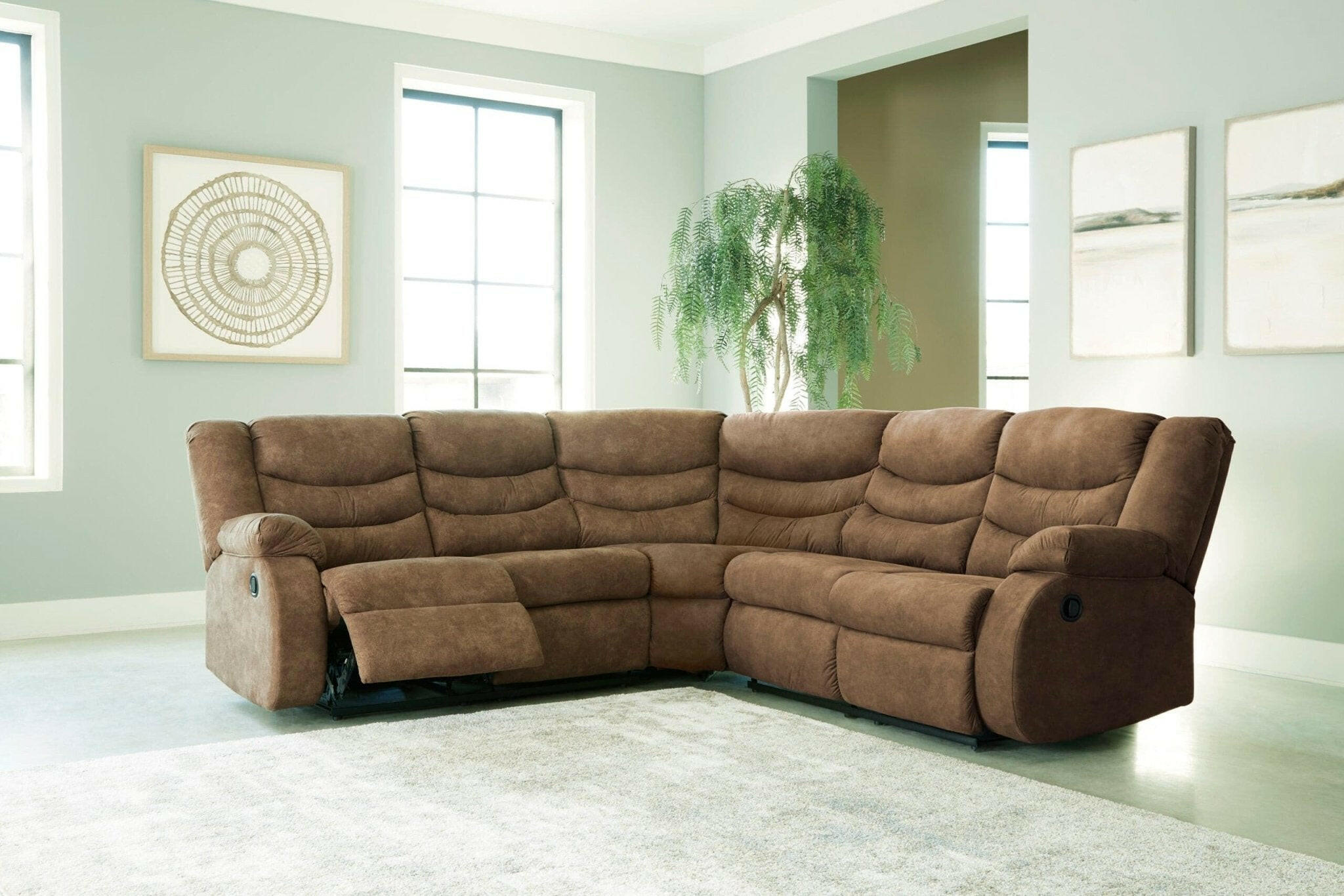 Partymate Reclining Sectional 36902-48/50 - DarseysAshley