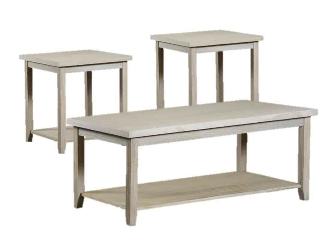 Restorat Cocktail Table & 2 End Tables 616T.
