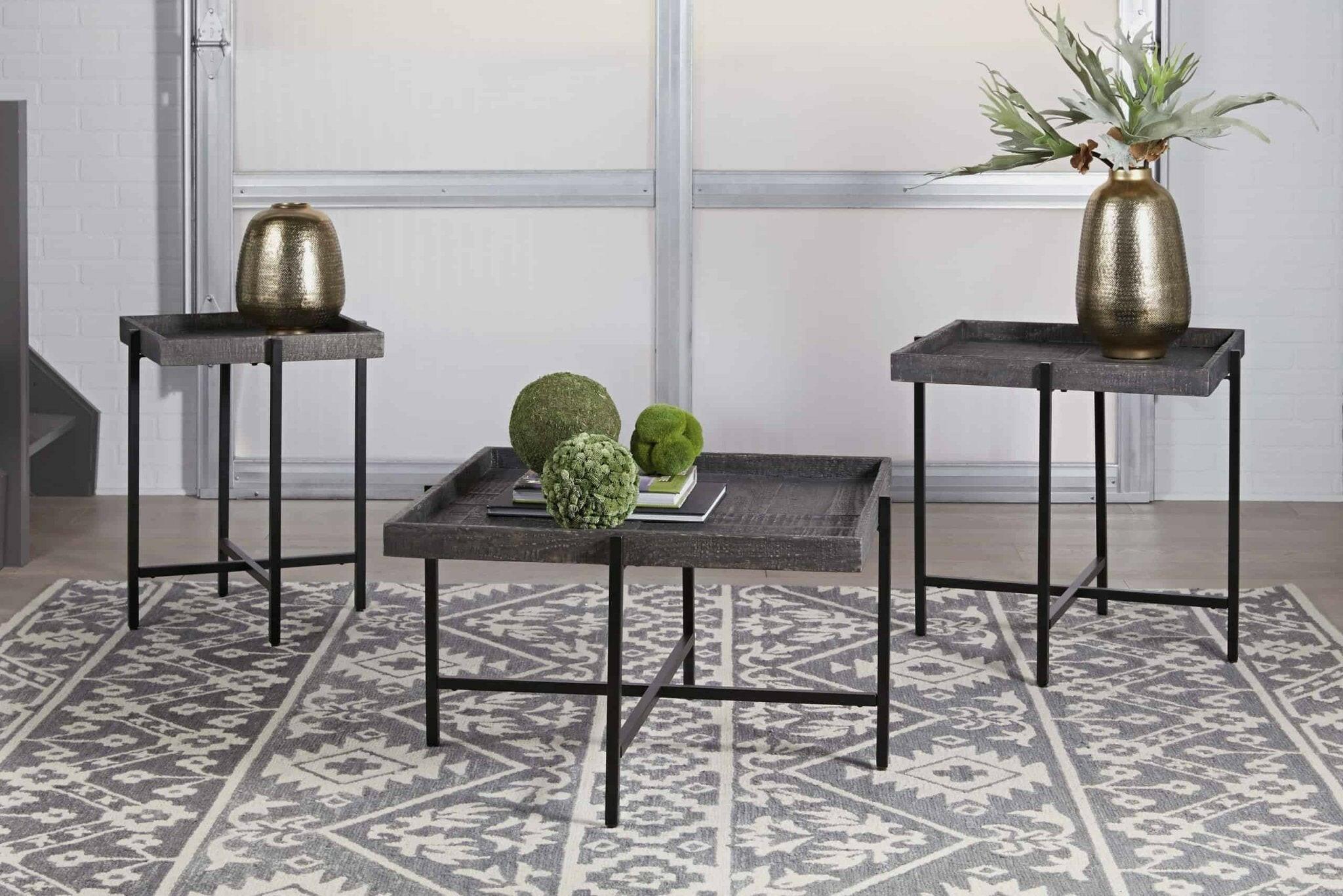 Piperlyn Cocktail table & 2 End Tables T218 - 13 - Darseys Furniture & MattressAshley