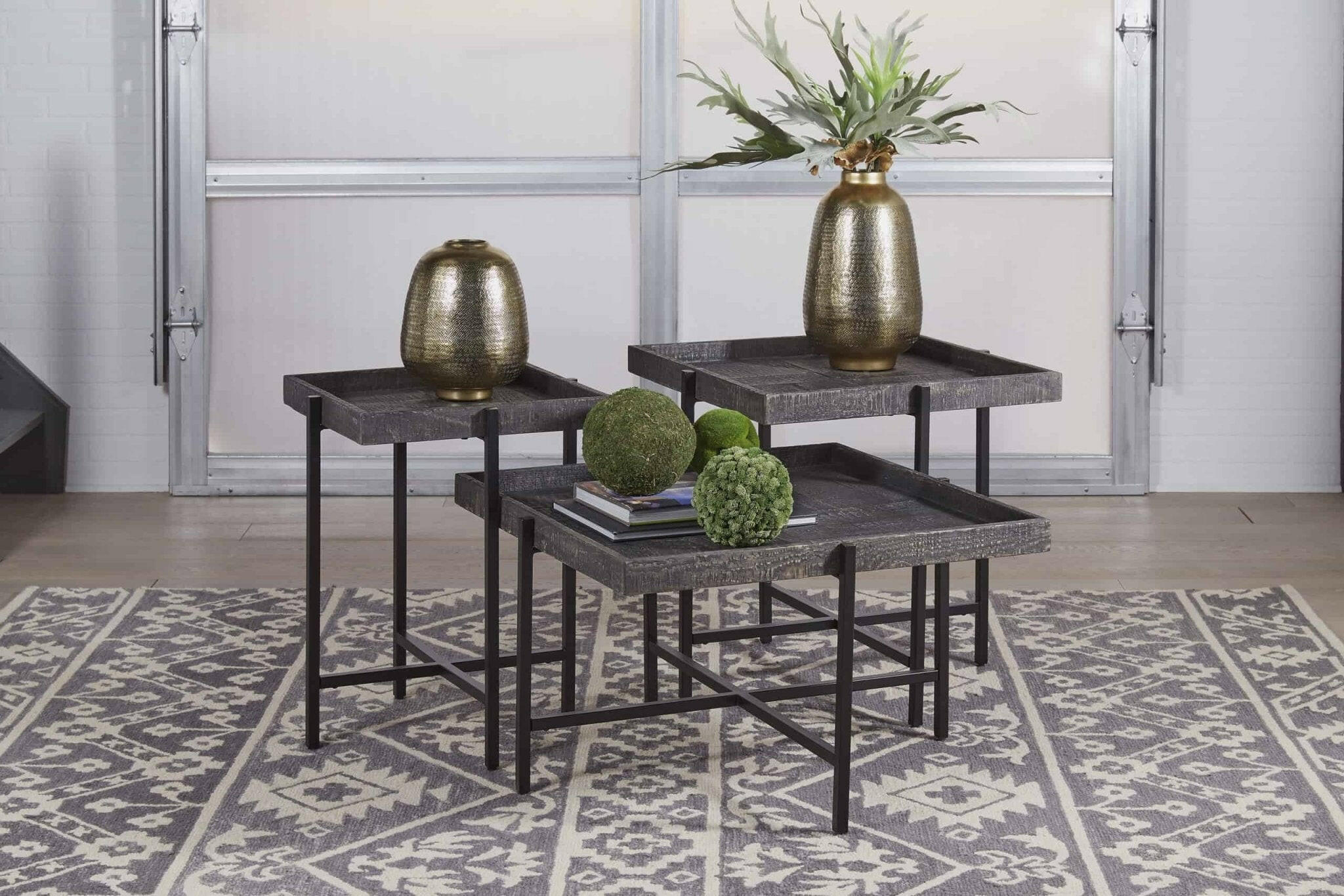 Piperlyn Cocktail table & 2 End Tables T218-13 - DarseysAshley