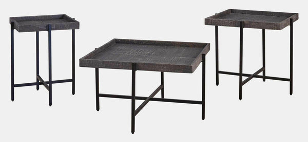 Piperlyn Cocktail table & 2 End Tables T218 - 13 - Darseys Furniture & MattressAshley