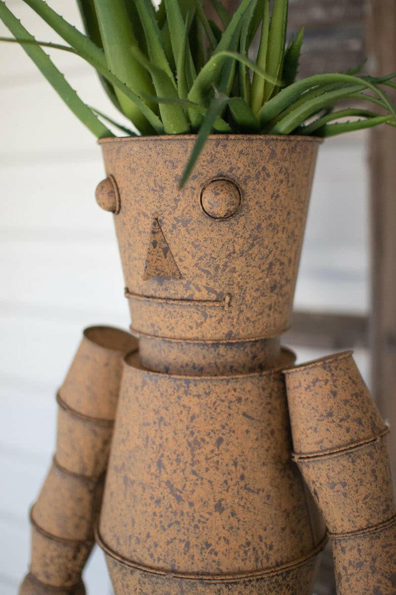 Robot Planters Set Of 2 CZG1270 - DarseysKalalou